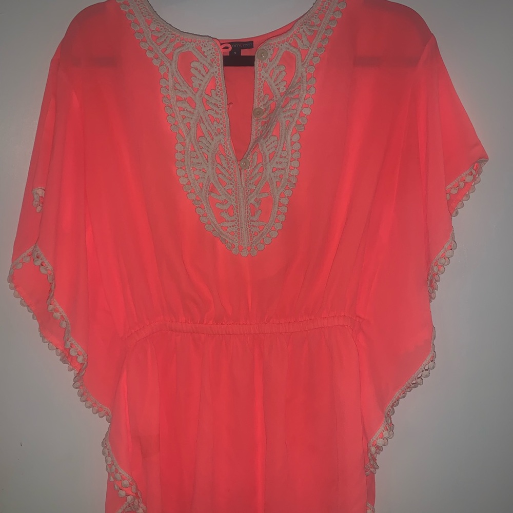 Coral shirt